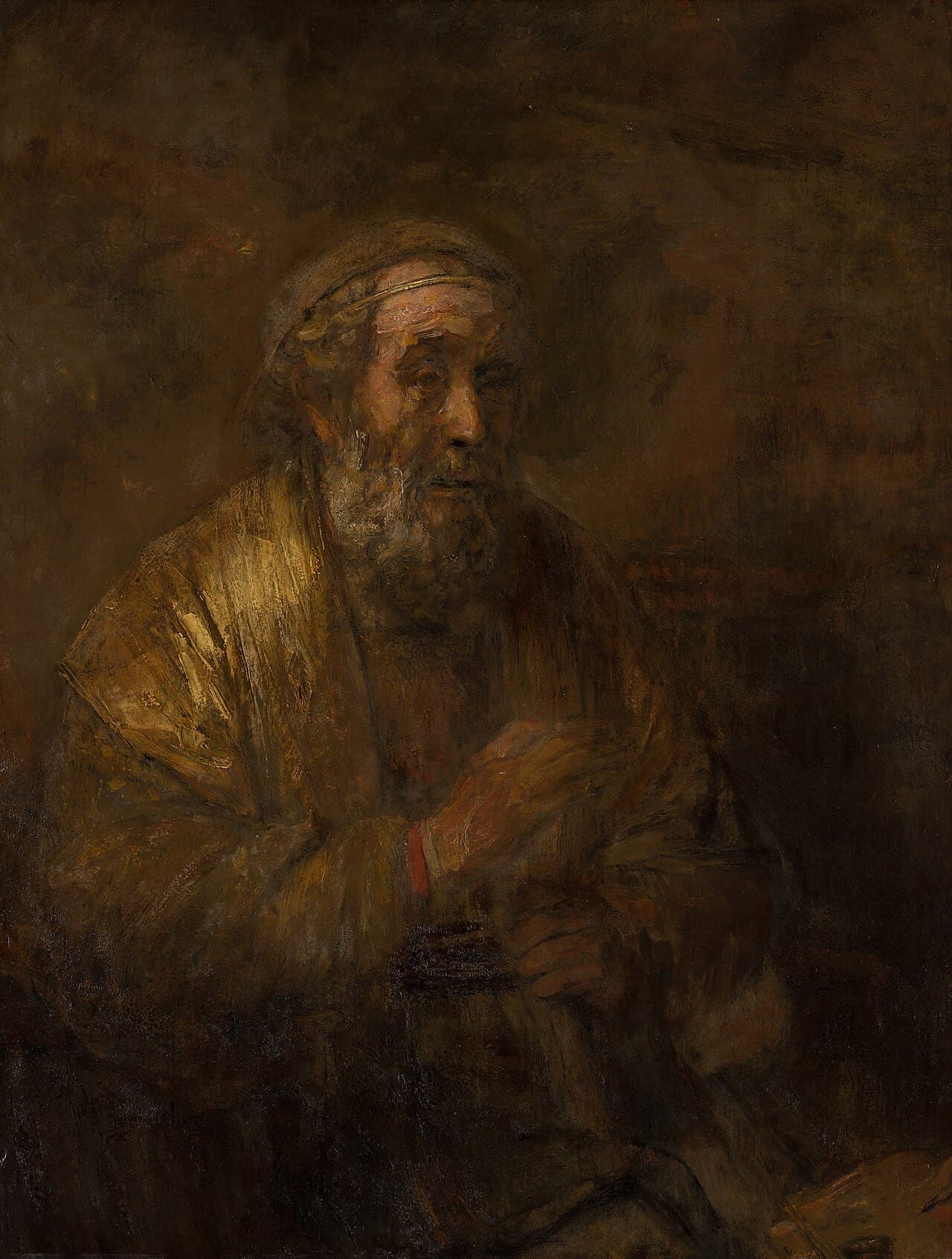 Гомер — Rembrandt van Rijn · Homer · 1663 · Mauritshuis, The Hague